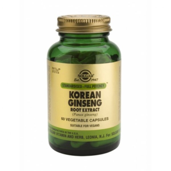 Ginseng Coreano Radice 60 capsule Solgar