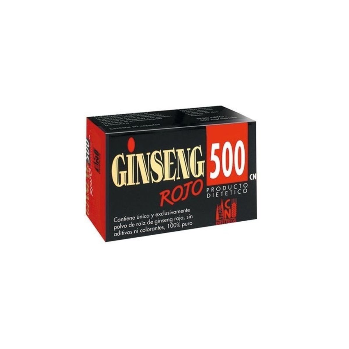 Ginseng Rojo 500 mg 50 Cápsulas CN Clinical Nutrition