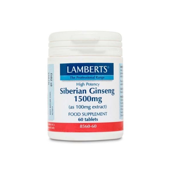 Ginseng Siberiano 1500 mg 60 Compresse Lamberts