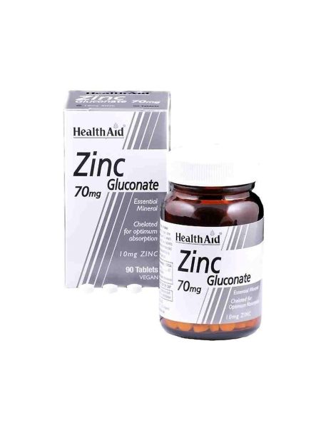 Zinkgluconat 70 mg 90 Tabletten Health Aid