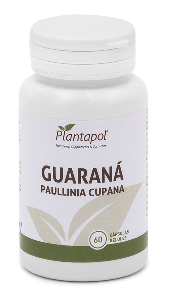 Guaraná paullinia cupana 600 mg 60 cápsulas Plantapol