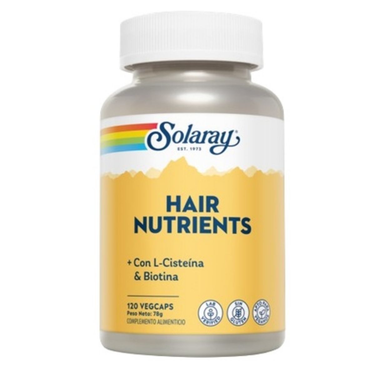 Hair Nutrients 120 Cápsulas Solaray