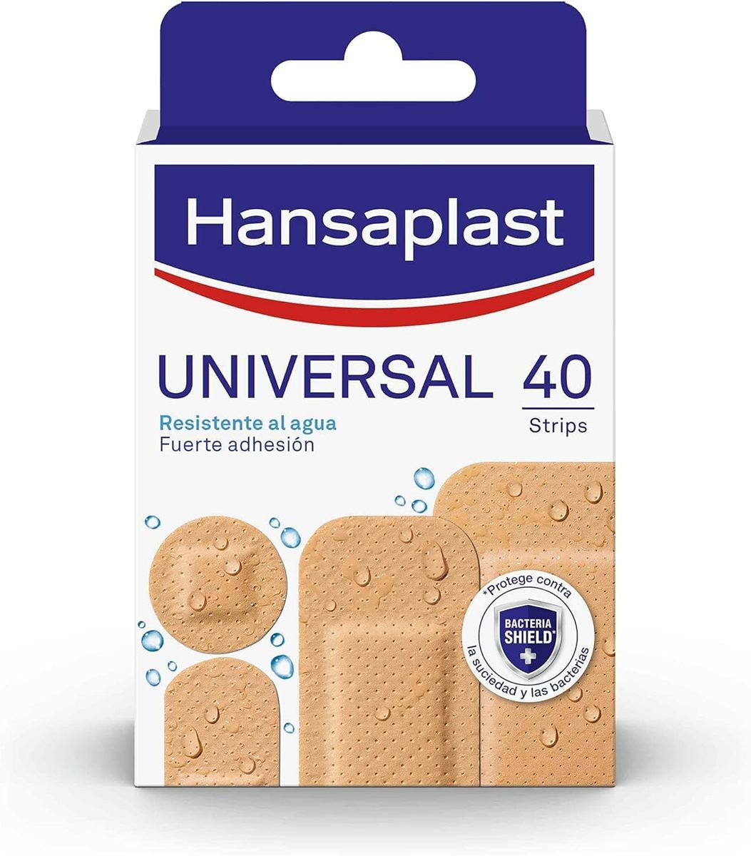 Hansaplast Universal Apósito Adhesivo Surtido 40 Strips