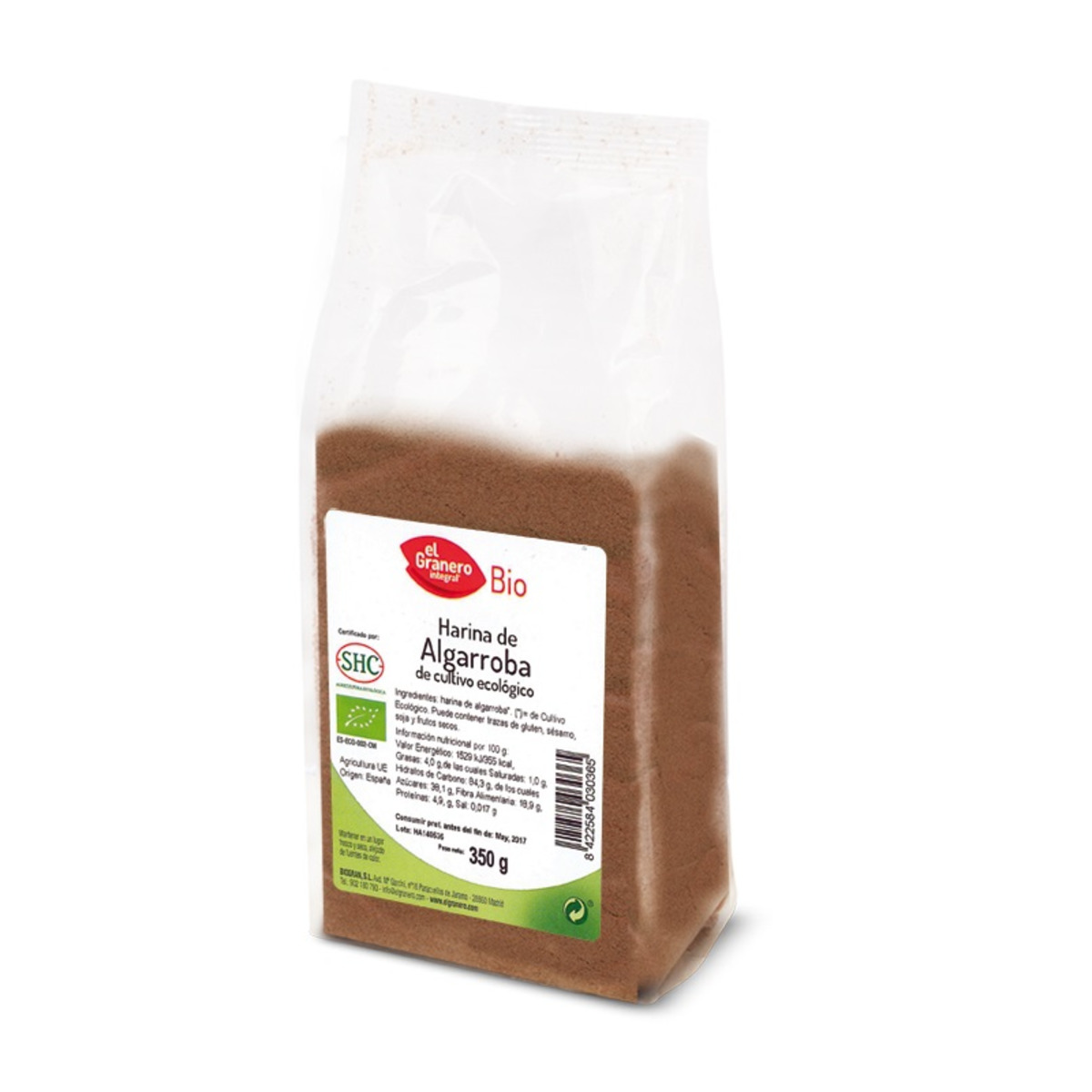 Harina de Algarroba Bio El Granero – 350g