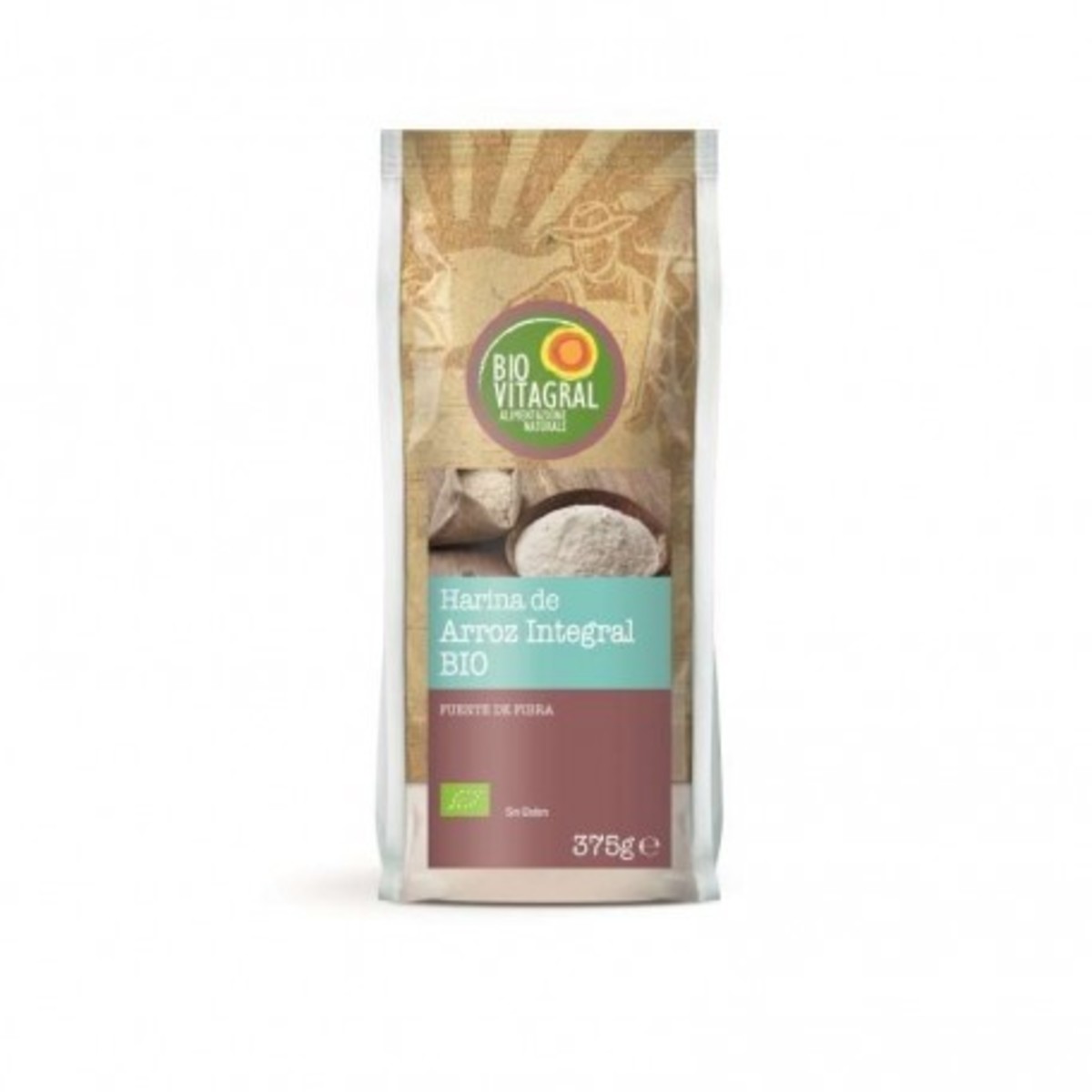 Harina de Arroz Integral sin gluten Bio Vitagral – 375g