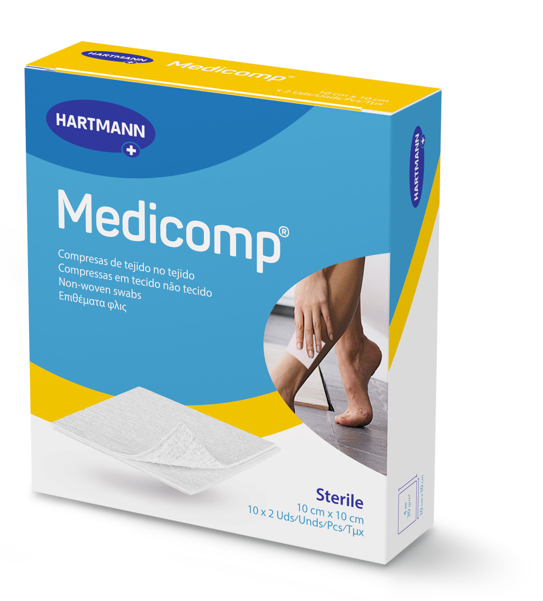 Hartmann Medicomp Apósito Esteril 10 X 10 Cm 10 Sobres 2 Unidades