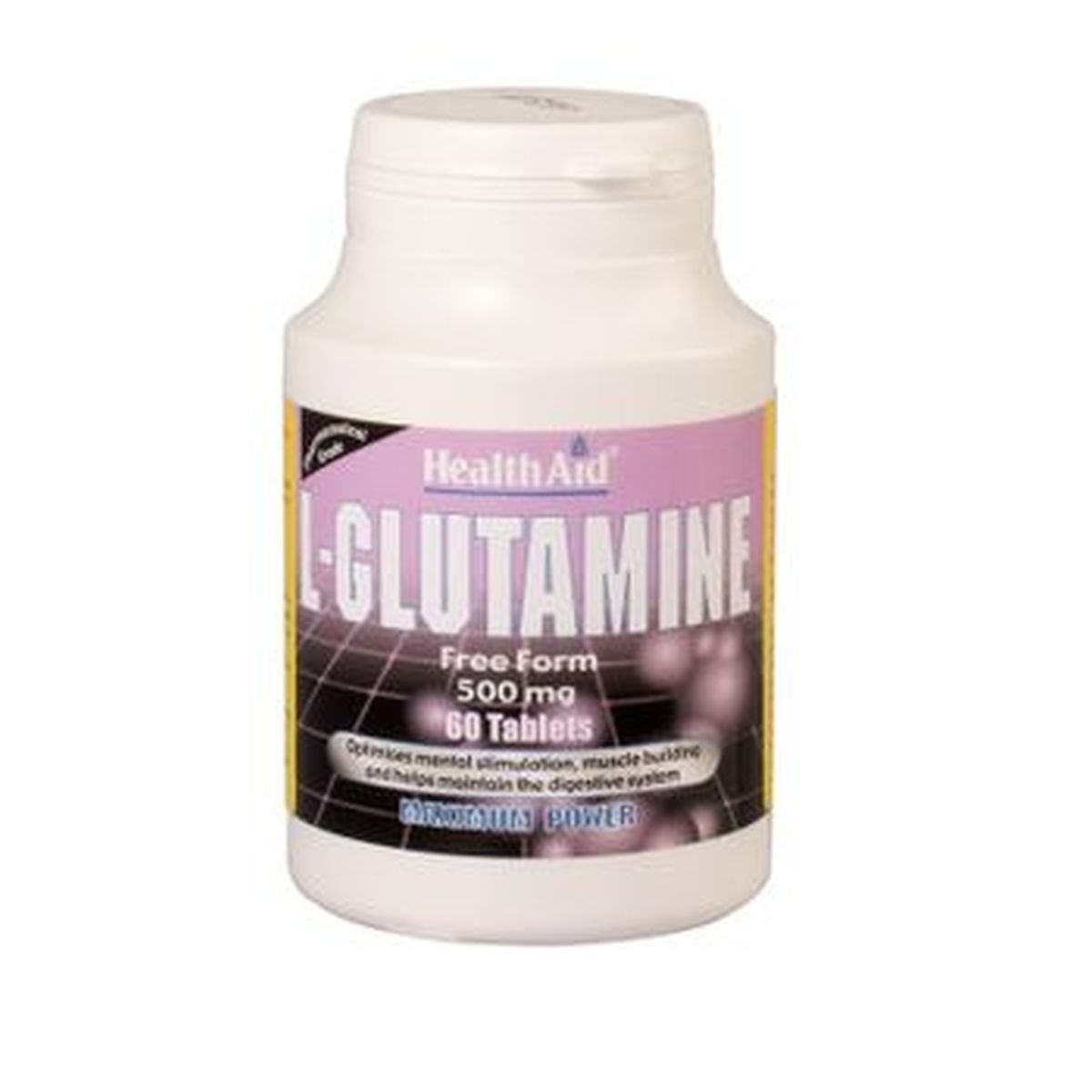 Health Aid L-Glutamina 500 Mg X 60 comprimidos