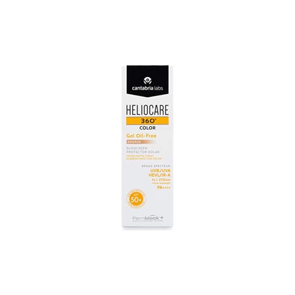 Heliocare 360º Gel, ölfrei, Farbbronze SPF 50+ 50ml