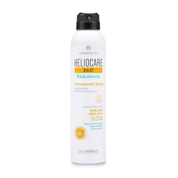 Heliocare360º SPF 50+ Kinder Sonnenprotektor Transparent 1 Behälter – 200ml