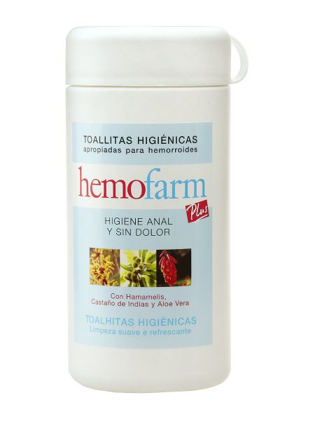 Hemofarm toallitas 60 u