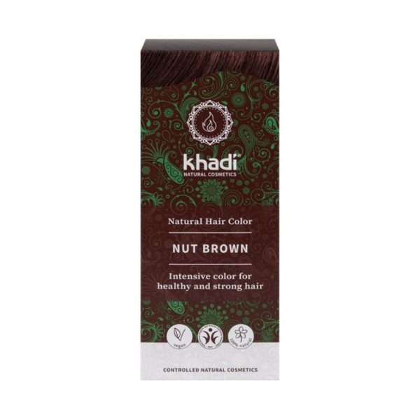 Henna Castaño Avellana Bio – Khadi – 100 g