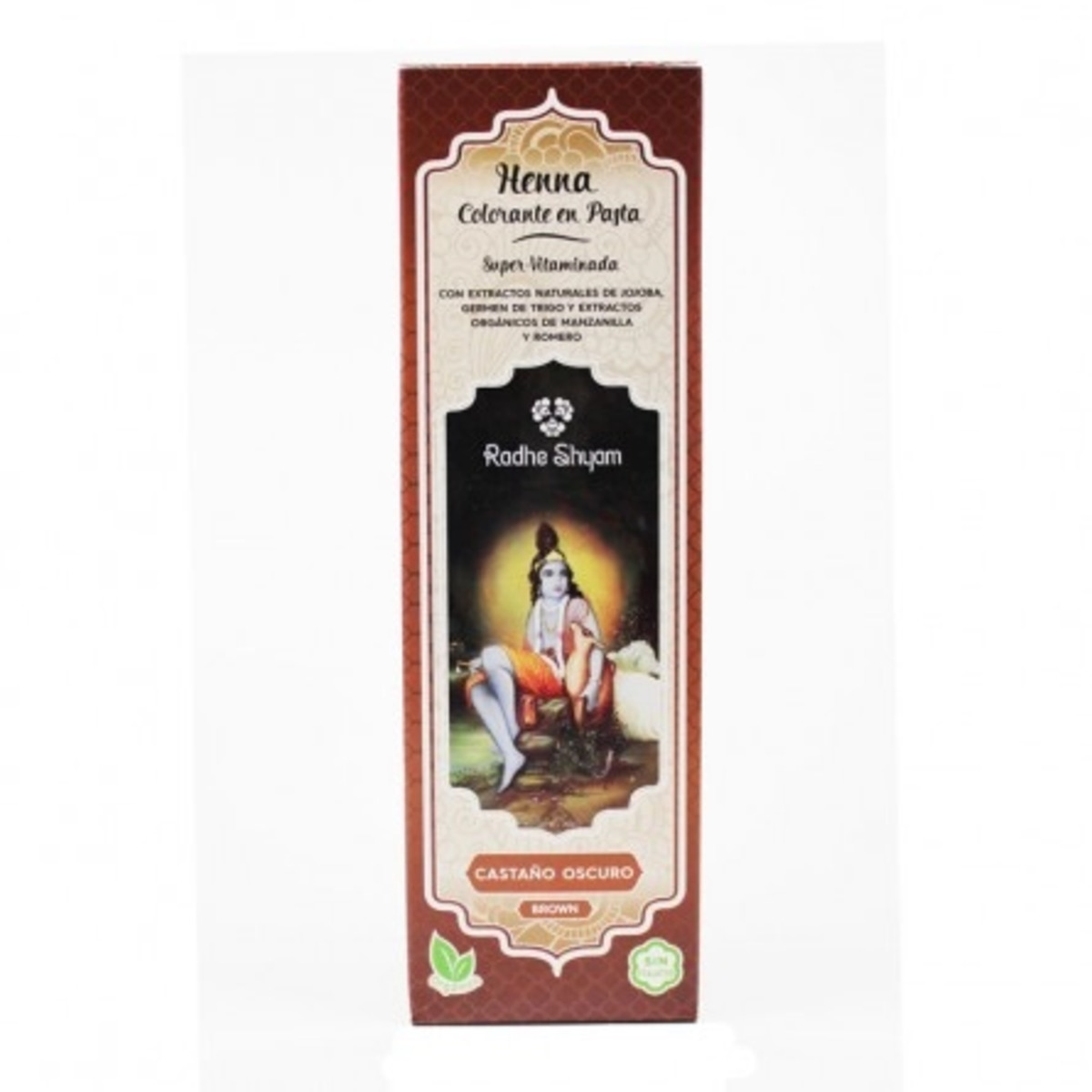 Henna Pasta Castaño Oscuro Radhe Radhe Shyam Spiritual Sky – 200ml