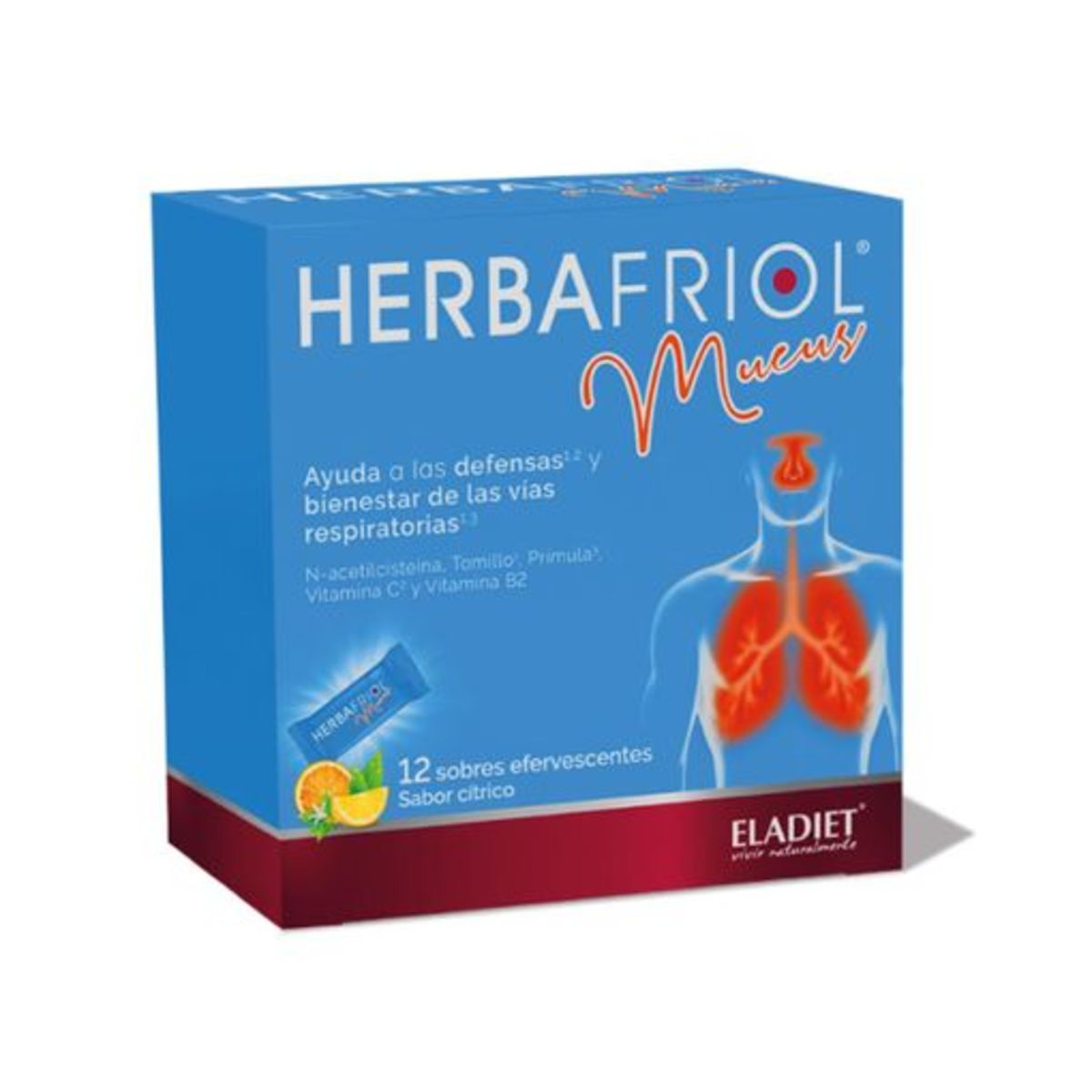 Herbafriol Mucus 12 sticks Eladiet