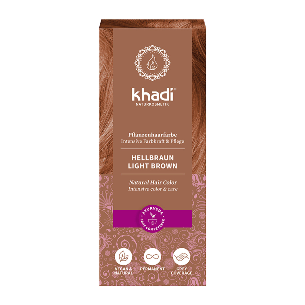 Herbal Color castaño claro – Khadí – 100g