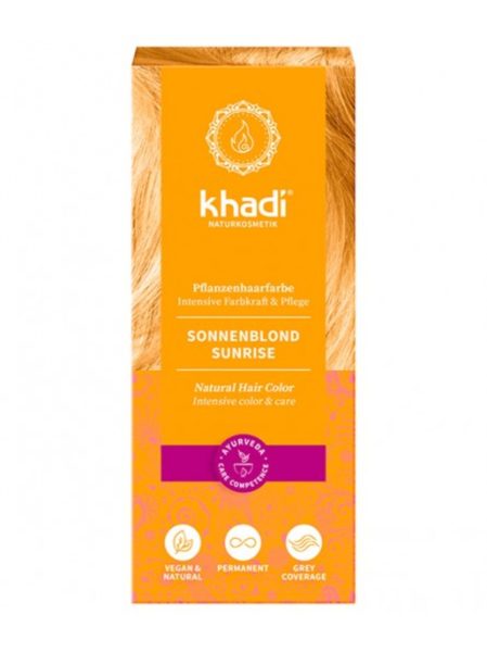 Herbal Color Blond Aube-Miel (Sunrise) Khadi – 100g