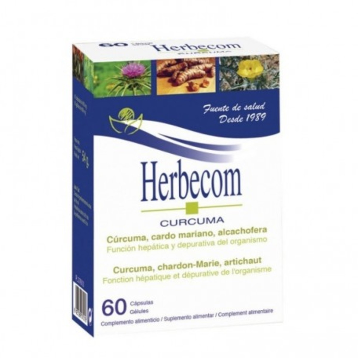 Herbecom Cúrcuma 60 Comprimidos Bioserum