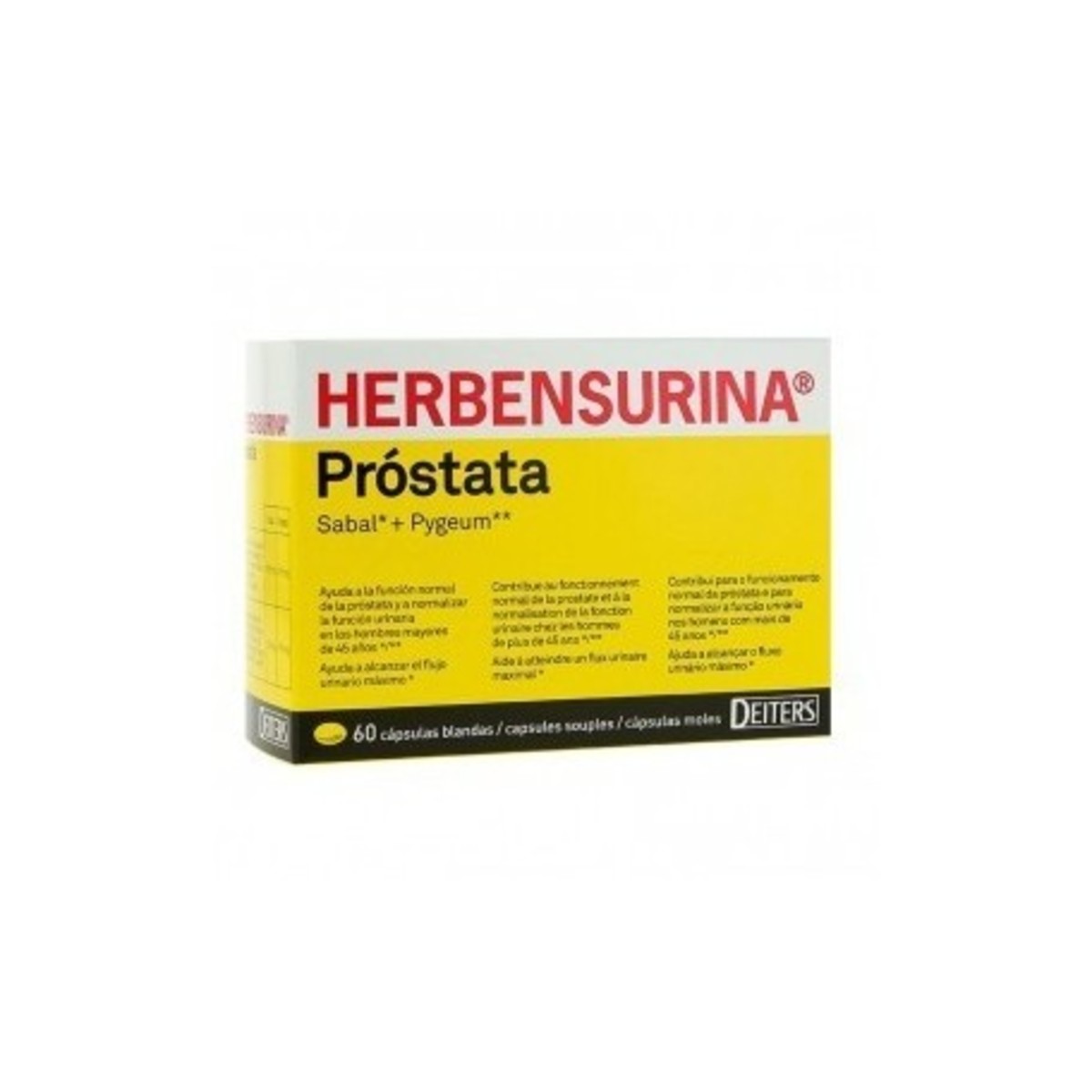 Herbensurina Próstata 60 Cápsulas Deiters
