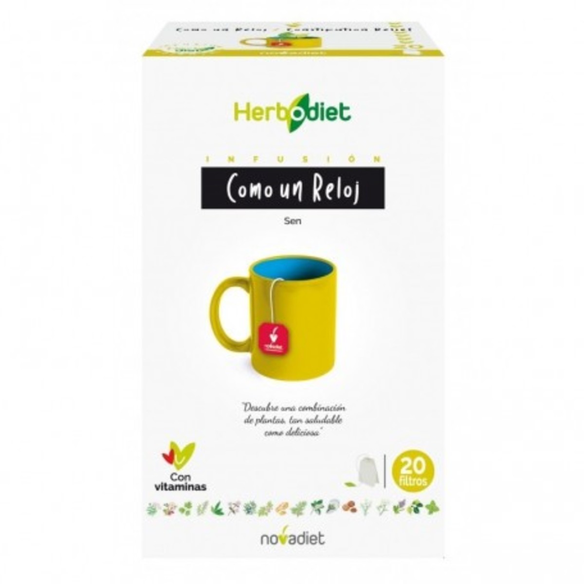 Herbodiet Como Um Relógio 20 Filtros Novadiet