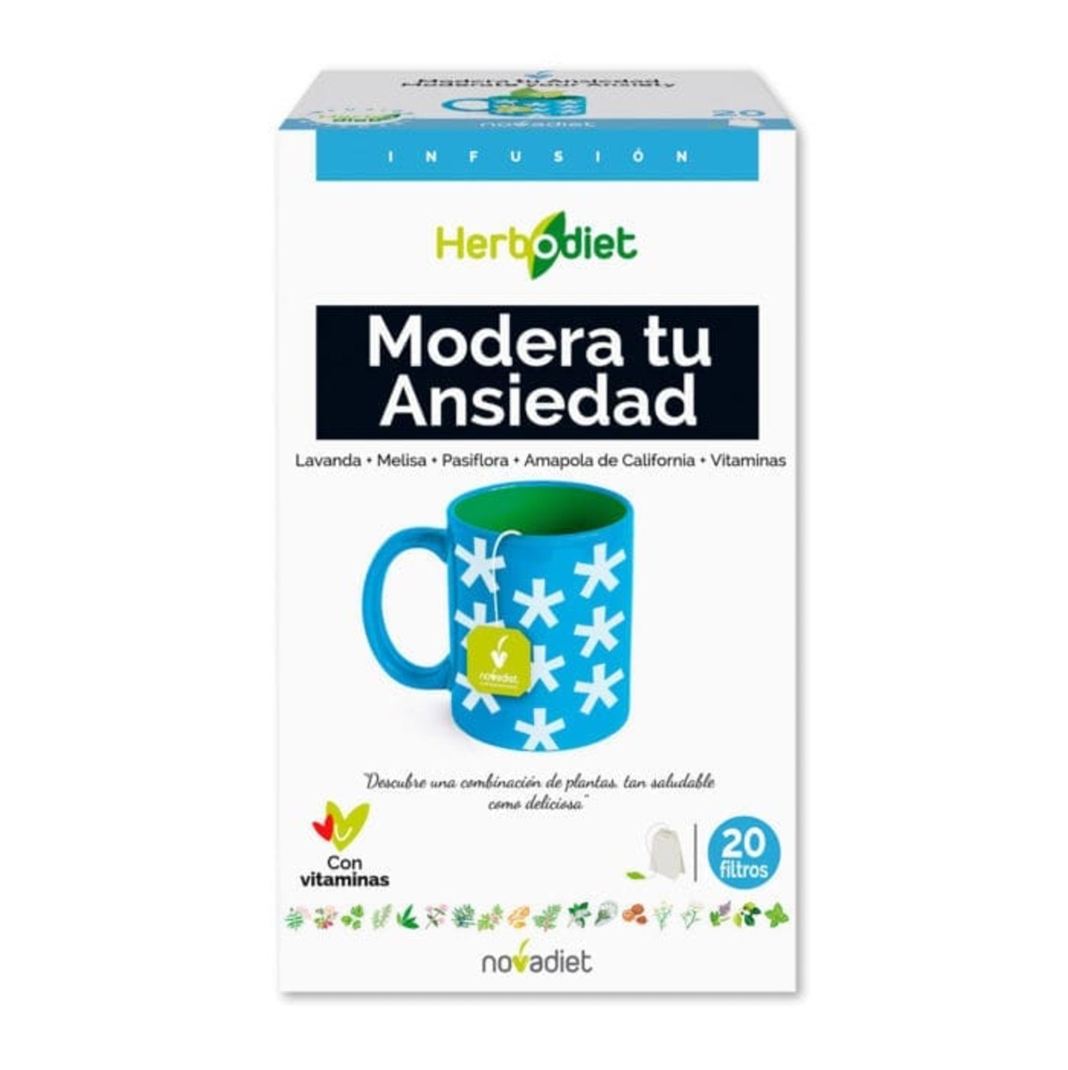 HerboDiet Modera tu ansiedad 20 infusiones – Novadiet