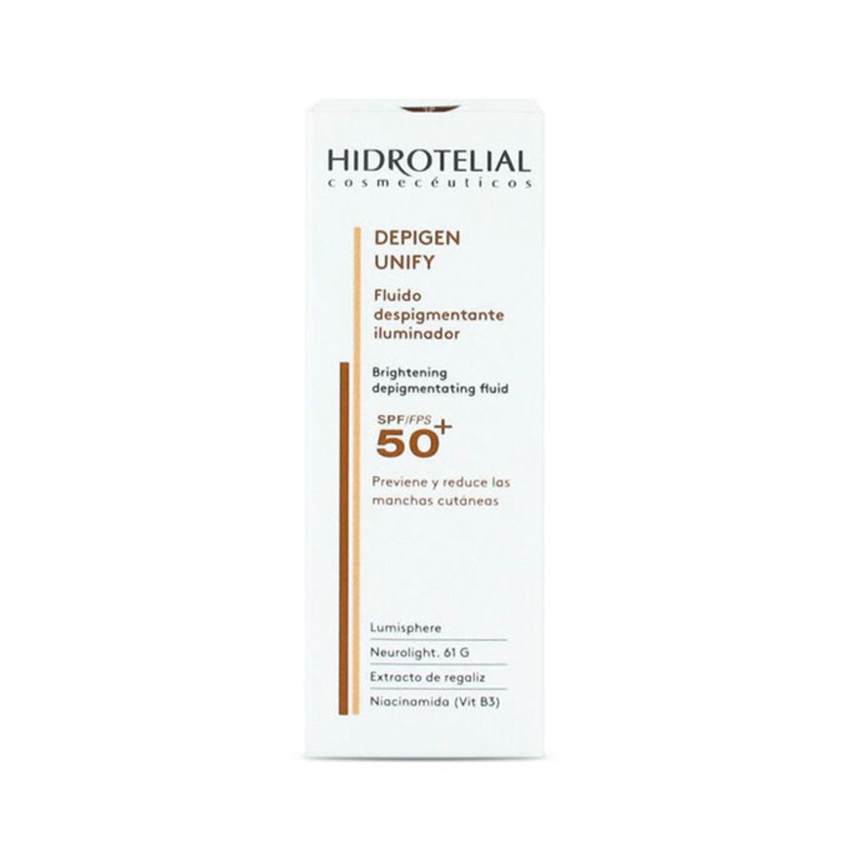 Hidrotelial Depigen Unify SPF 50+ Fluido Despigmentante