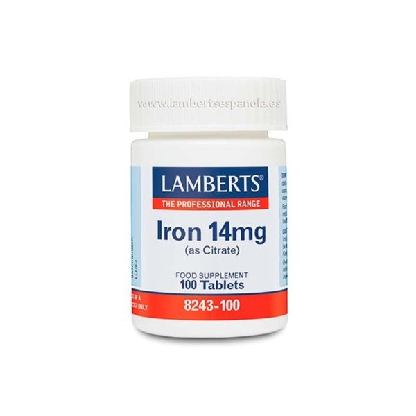Ferro 14 mg (Citrato) 100 Compresse Lamberts