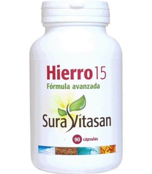 Hierro 15 90 Capsule Sura Vitasan