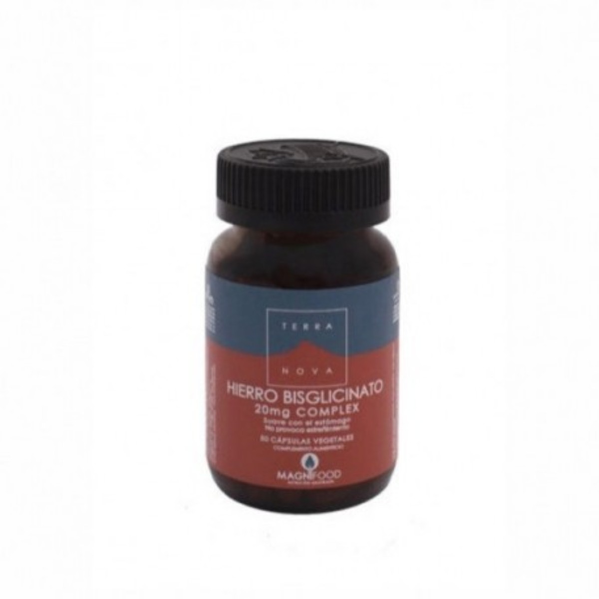 Hierro Bisglicinato 20 mg 100 Cápsulas Terranova