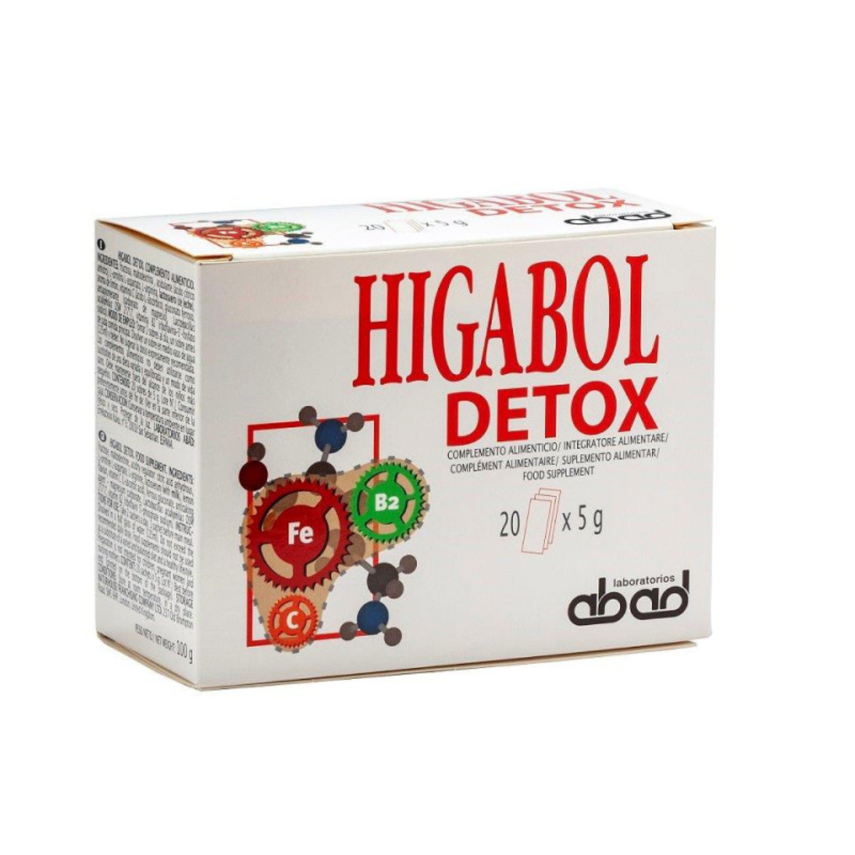 Higabol Detox 20 Sobres x Laboratorios abad – 5g