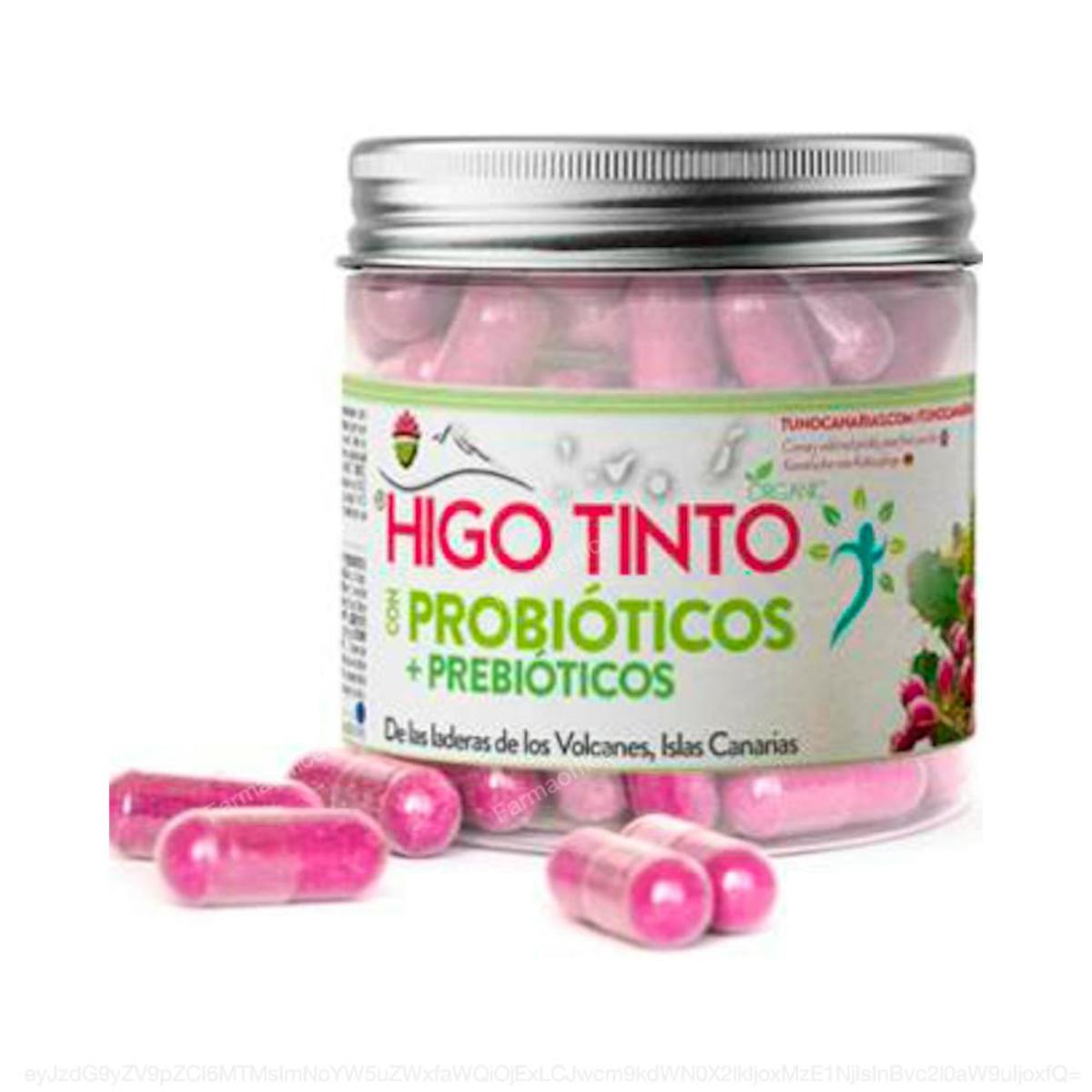 Higo Tinto Probiótico Prebiótico Cápsulas Tuno Canario