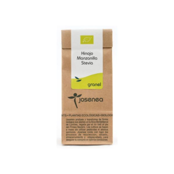 Finocchio con camomilla e stevia sfuso 25 g Josenea.
