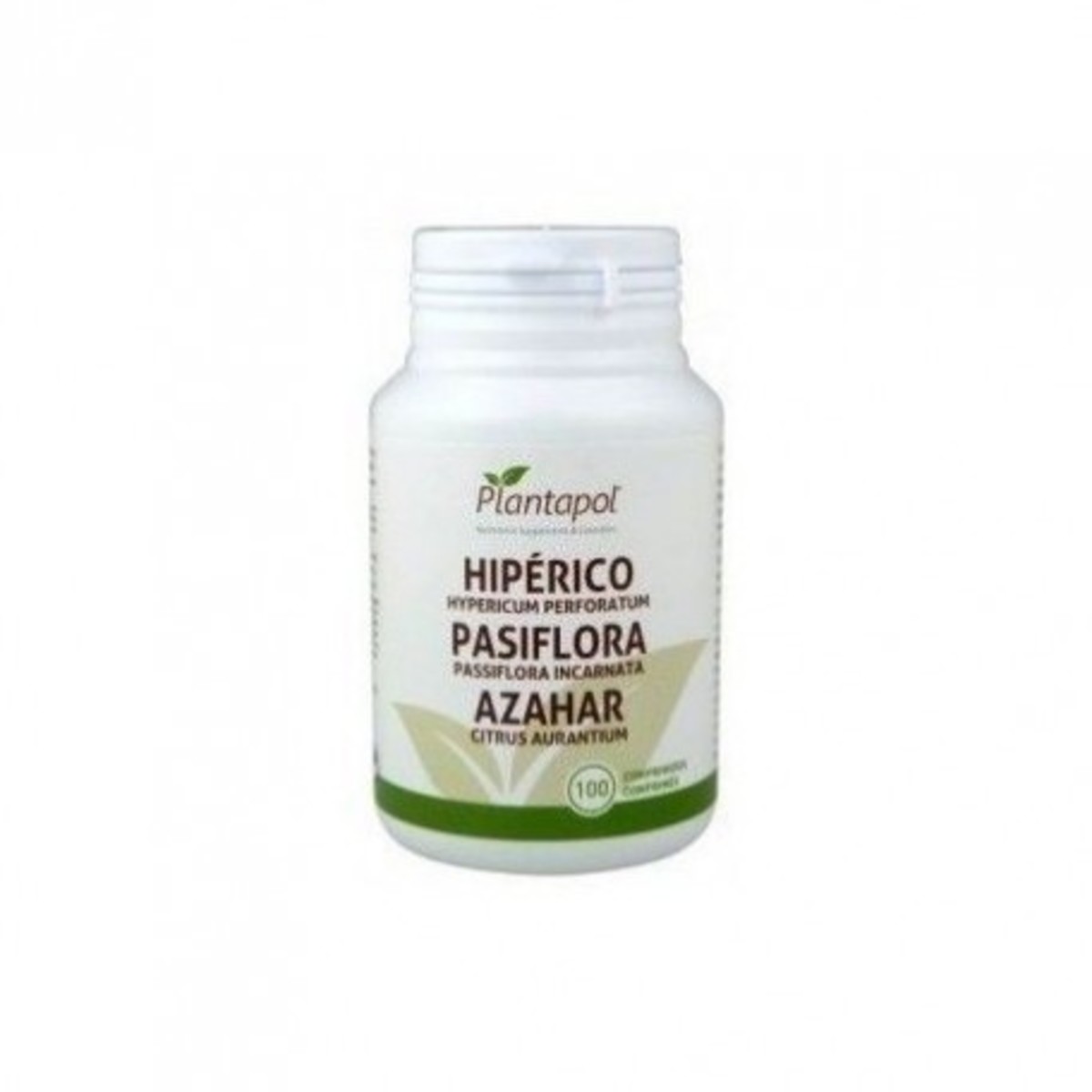Hipérico, Pasiflora, Azahar 100 Comprimidos 500 mg Plantapol