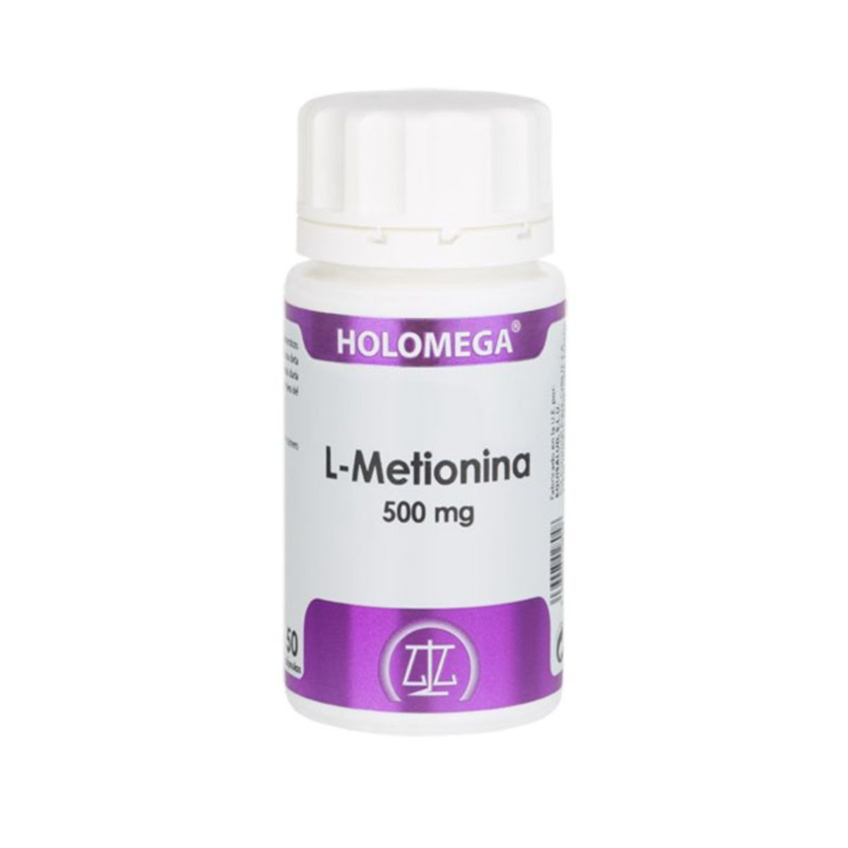 Holomega L-Metionina 500 mg 50 cápsulas Equisalud
