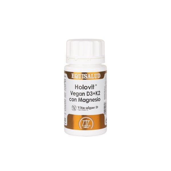 Holovit Vegan D3+K2 Avec Magnésium 50 Cap Equisalud