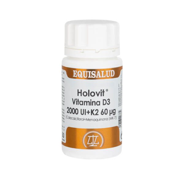 Holovit Vitamine D3 2.000 Ui + K2 60 Ug 50 Capsules Equisalud