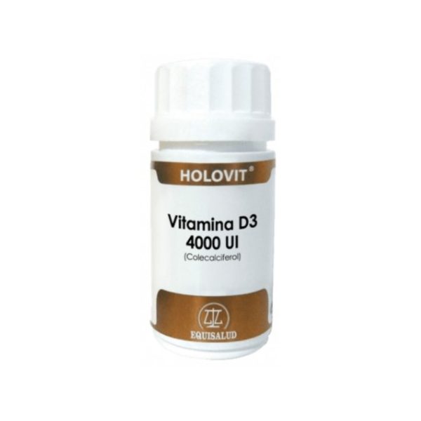 Holovit Vitamine D3 4000 Ui Colecalciférol 50 gélules Equisalud