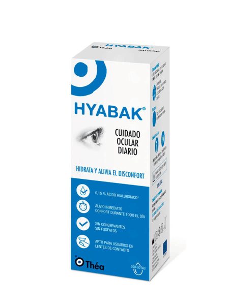 Hyabak soluzione oftalmica 0.15% 10 ml Collirio