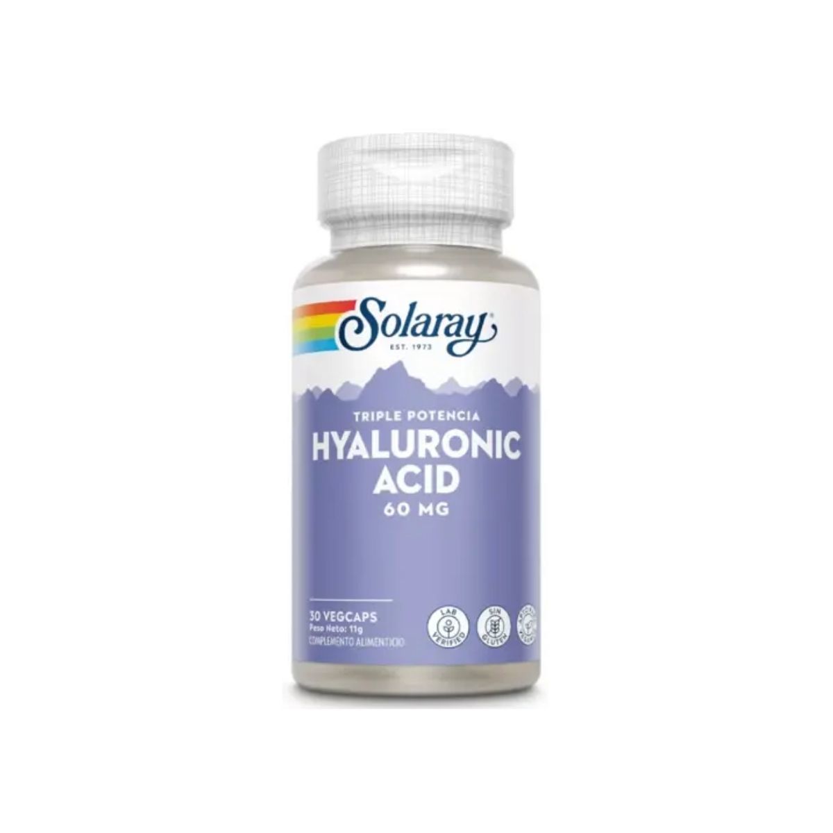 Hyaluronic Acid 60 Mg 30 Vcaps Solaray