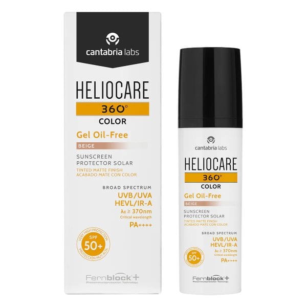 Ifc Heliocare360º Gel Color Oil-Free Beige + 7Amp Oil Free – 50ml