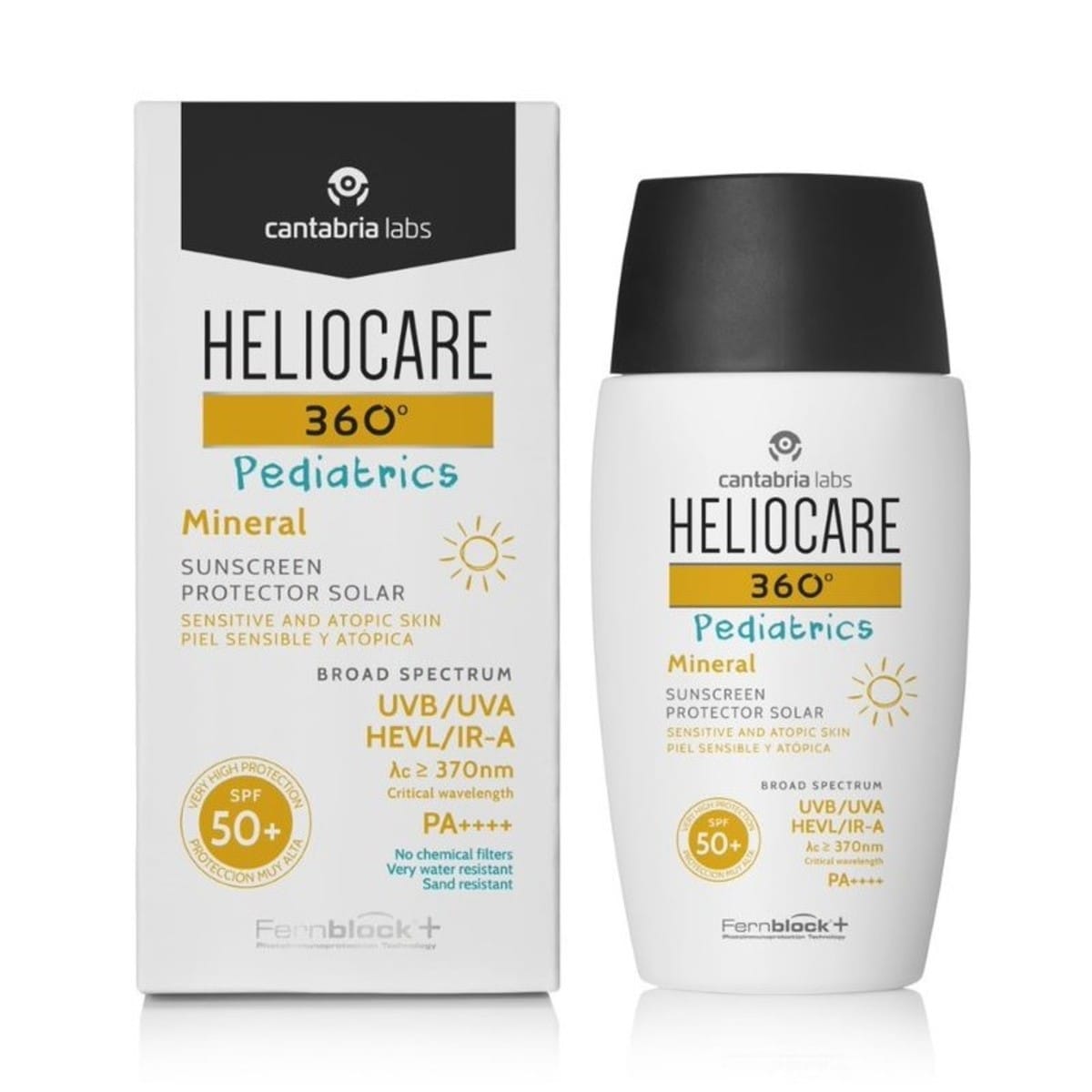 Ifc Heliocare360º Spf 50+ Pediatria Protetor Solar Mineral para Pele Sensível e Atópica 1 Embalagem - 50ml