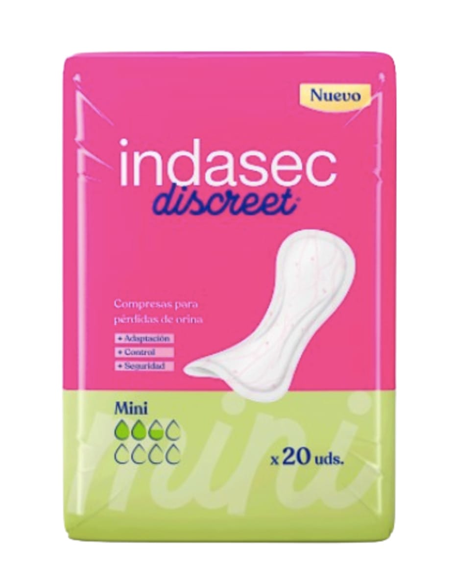 Indasec Compresas Mini 20 Unidades