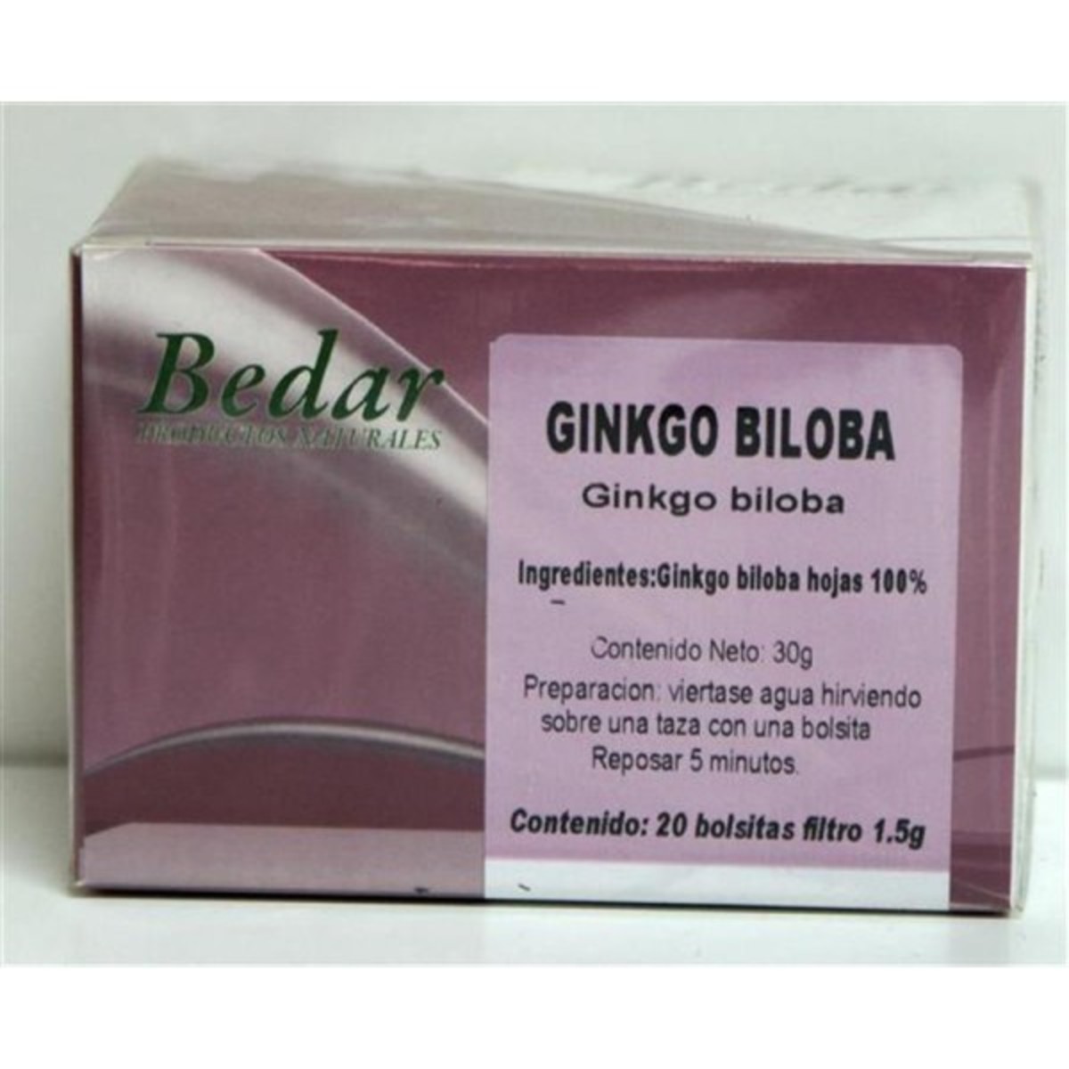 Infusión Ginkgo Biloba 20 Sobres Bedar