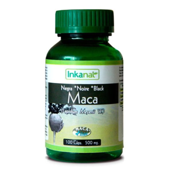 Inkanatura Maca Zwart 100 capsules