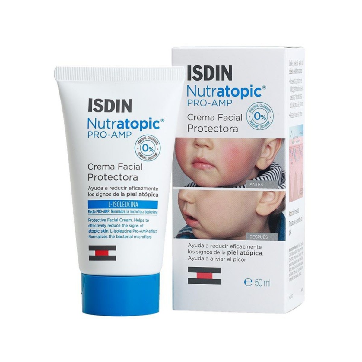 Isdin Nutratopic Crema Facial Piel Atópica – 50ml