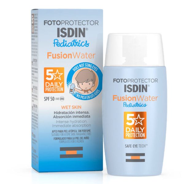 Isdin pediatrics Fotoprotektor fusion water SPF 50 50ml