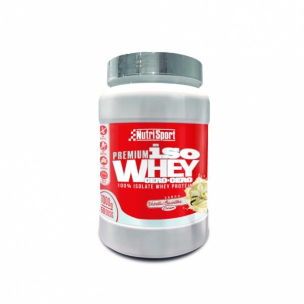 Iso Whey Cero Cero Βανίλια 1 Kg Nutrisport