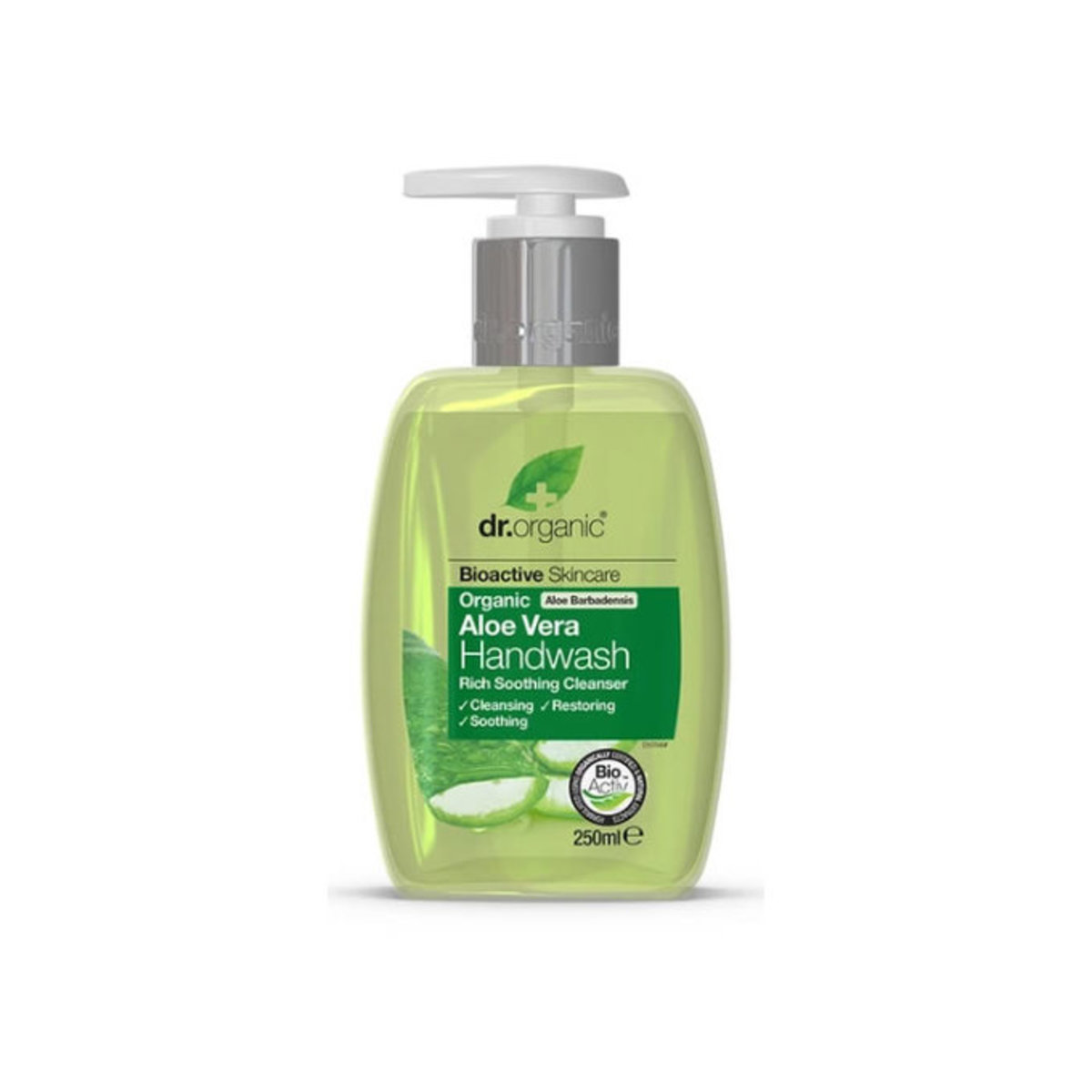 Jabón de manos de aloe vera Dr Organic – 250ml