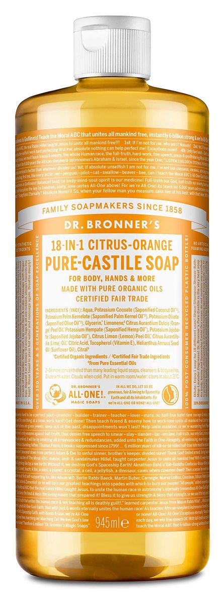 Sabonete líquido cítrico – Dr. Bronner's – 945ml