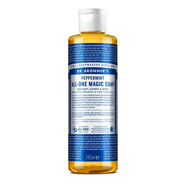 Flüssigseife Minze Dr Bronners – 240ml