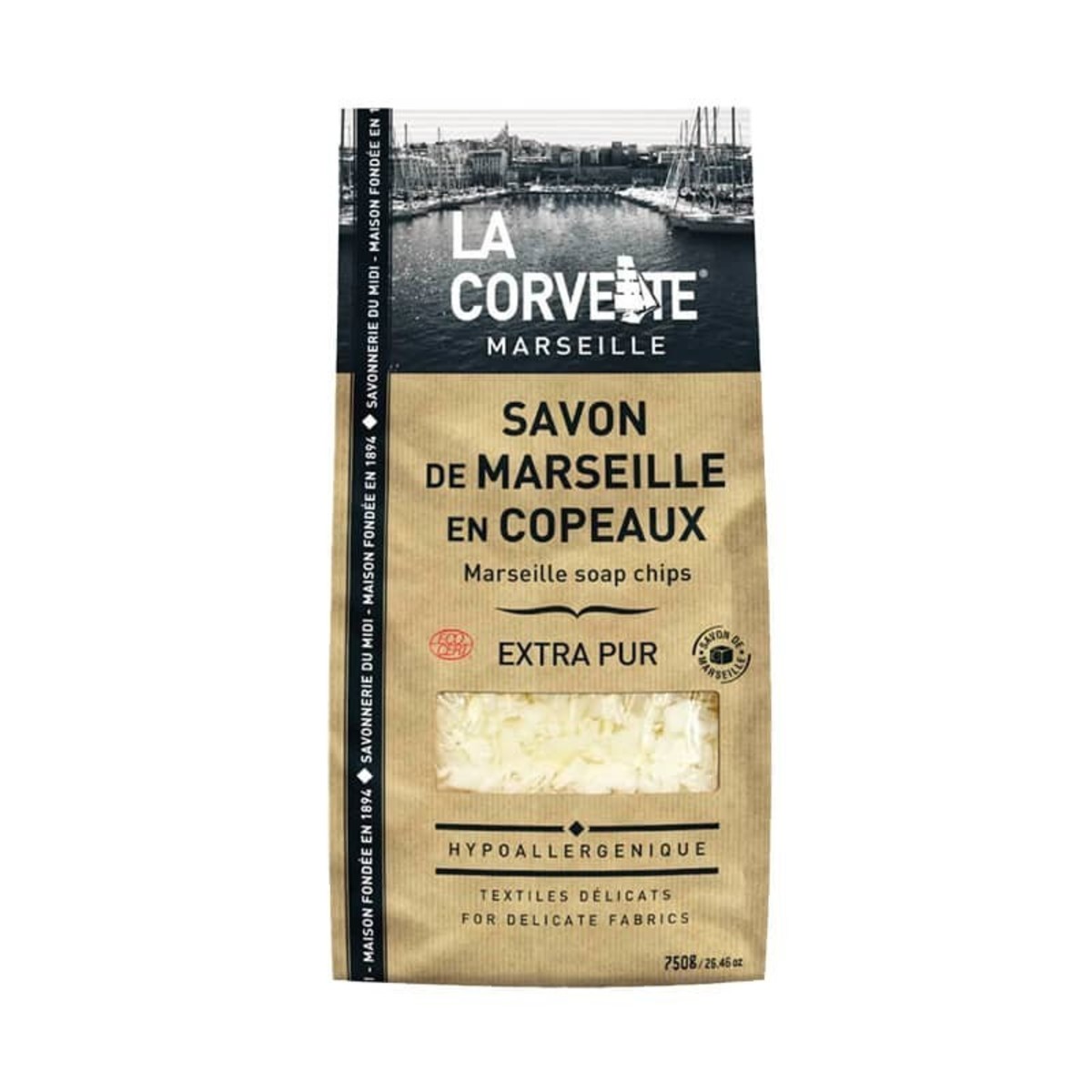 Jabón marsella en virutas puro – La Corvette – 750g