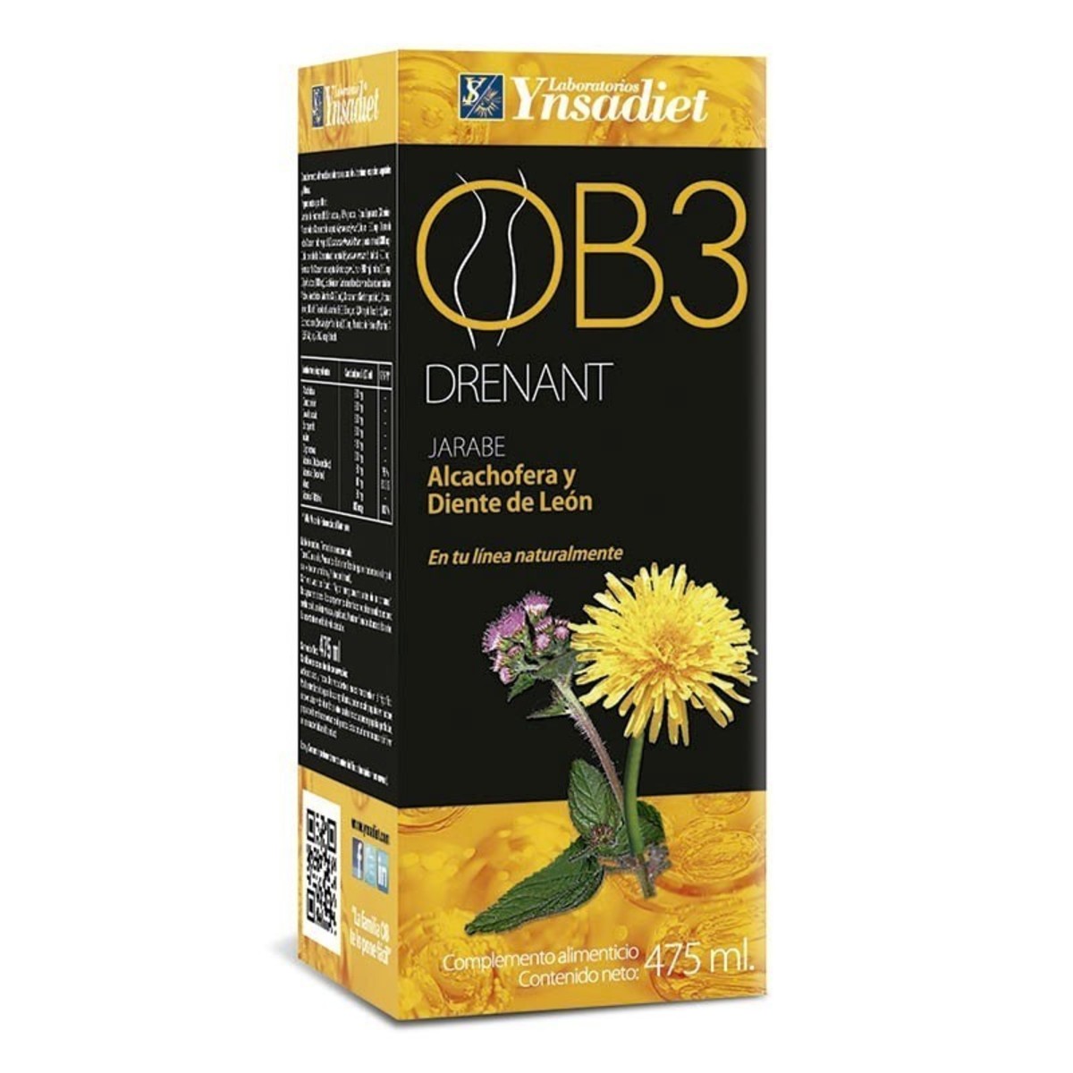 Jarabe Ynsadiet OB3 – 475ml